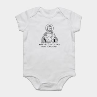 Jesus - Funny Easter Baby Bodysuit